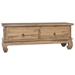 TV Cabinet 110x35x40 cm Solid Teak Wood