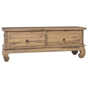 TV Cabinet 110x35x40 cm Solid Teak Wood