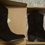 Boohoo Faux Suede Embroidered Western Cowboy Boots Image 3