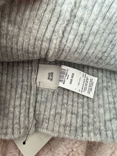 Scarf with hood / hoodie scarf women River Island Brand New