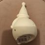 White ceramic christmas LED santa from Carraig Donn Image 3