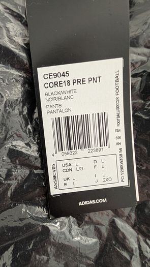 Adidas pants x 2 - Size Large