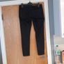 First Party  Black With Sequin Pattern  Jeans. Size 16.   B.N.W.T. Image 3