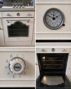 smeg single oven cream
