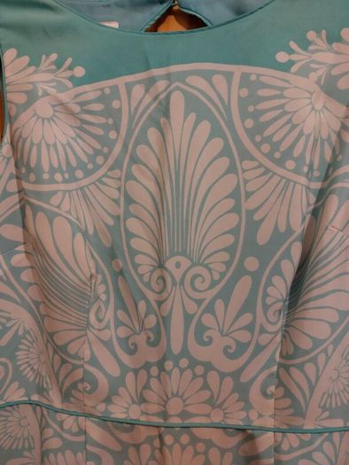 Monsoon green and white mandala print dress (free postage)