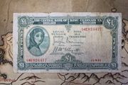 1 Pound Lady Lavery 11/9/51 IRISH NOTE