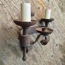 Wrought Iron Wall Lights Set of 3 KAS1386 Image 2