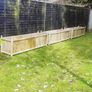 Long Rustic Style Garden Planter Image 5