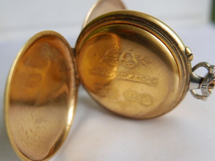 Vintage Antique Remontoir Ancre Pocket Watch Case
