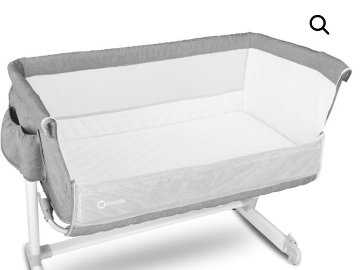 Grey Baby Bed Crib