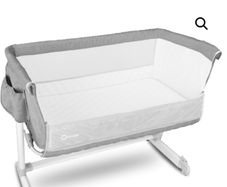 Grey Baby Bed Crib