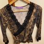 Animal Print Women's top, size S/M Image 2