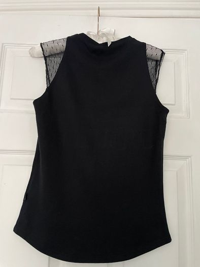 Just Cavalli - Designer Black Sleeveless Top - Size 42 (New Without Tags)