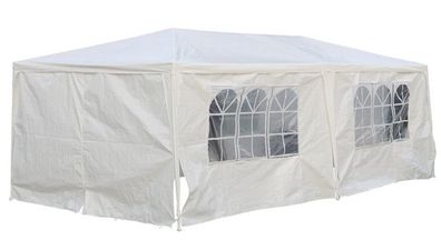 Affordable 3 x 6 m Gazebo Strong Waterproof Marquee with 5/6 Side Panels With Tent Bolt Steel