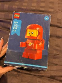 Lego upscaled baby astronaut