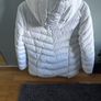 Women's White Padded Ski 3/4 Length Jacket Image 2