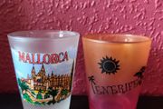 Two Souvenir Shot Glasses