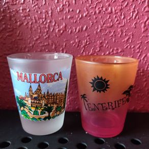 Two Souvenir Shot Glasses
