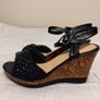 Beautiful Black Sandals Shoes Image 3