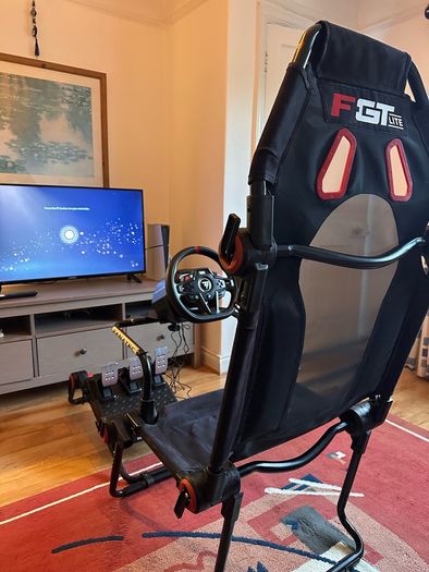Thrustmaster T248R Racing Wheel & Pedals + Next Level Racing F-GT Lite Cockpit