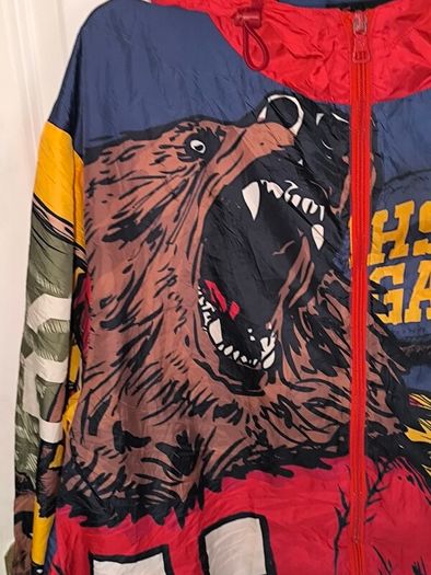 Hustle Gang lightweight windbreaker jacket size 2xl