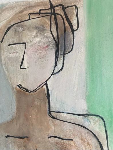 Original Painting Irish  Figurative painting Original Art contemporary Irish art
