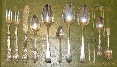 Antique Solid Sterling Silver lot. 500 grams, high quality items.