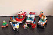 Lego City Starter Set and Driving Boat Retired Set bundle