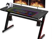 _Large Gaming Table Table Desk for PC Computer Ergonomic Gaming Desk Carbon Fiber Gamer Table 120 x 60 cm
