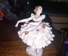 German Dresden Porcelain Ballerina