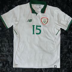 Republic Of Ireland Match Worn / Issue 2017/18 away Jersey Shirt New Balance