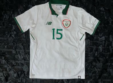 Republic Of Ireland Match Worn / Issue 2017/18 away Jersey Shirt New Balance