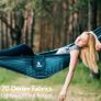 Camping Hammock - Ultralight Portable Travel Hammocks - 70-Denier Durable &Breathable Nylon with 10FT Tree Straps for Outdoor Camping Hiking Backpacking (FREE POSTAGE) Image 6