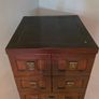 Solid Dark Wood Tallboy / Chest of Drawers - Asian Inspired Image 3