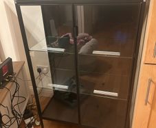 Ikea Rudsta Glass Display Cabinet