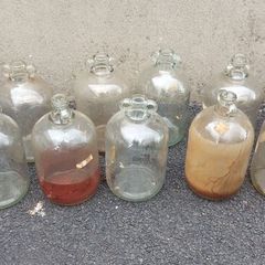 13 x demi johns,glass jars ,used condition, needs a clean,,buyer collects,,10 euros each or a deal  for the 13 ,sold as is