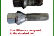10 x New Extended Bolts (40mm) Audi, Volkswagen, Seat, Skoda, Mercedes (E10) Delivery