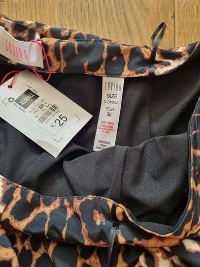 skirt leopard new size 8