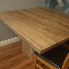marble table