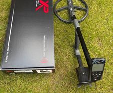 XP Deus with headphones and protective case
