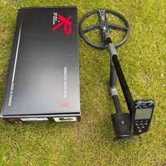 XP Deus with headphones and protective case