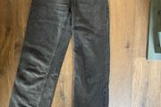 Abercrombie and Fitch high rise jeans size 25 long washed black