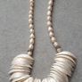 Pearl and mother of pearl necklace Image 3