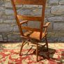 Victorian Elm and Beech Armchair. Image 5