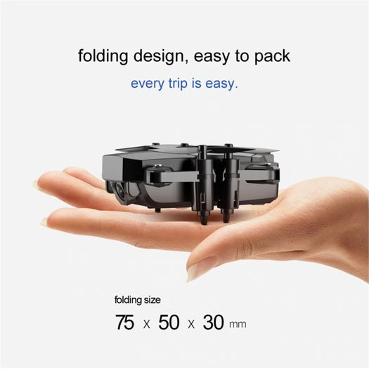 1080P WiFi Camera Drone Remote Control Aircraft Aerial Color Box Angle HD Camera High Hold Mode Foldable Arm RC Helicopter Mobile Phone
