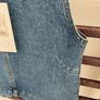top Bnwt Ivy denim open back top size 36 Image 5