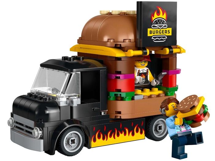 Lego City 60404: Burger Truck (2024) 100% Complete (NO BOX)