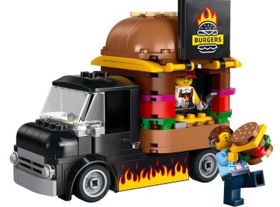 Lego City 60404: Burger Truck (2024) 100% Complete (NO BOX)