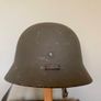 Original WW2 Hungarian M35/38 Steel Helmet. Finnish Postwar Refurb. Size 66. Complete. Militaria Image 3