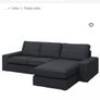 ikea grey sofa Image 2